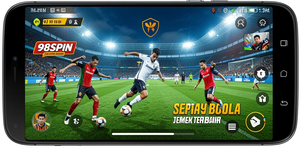 Gameplay 98SPIN yang seru dan menantang dalam dunia sepak bola.