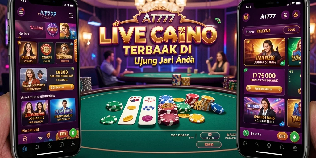 Gameplay Live Casino yang mendebarkan dengan dealer langsung dan interaksi nyata.