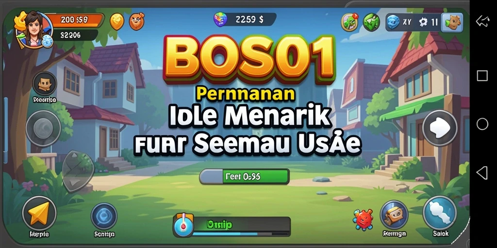 Tampilan gameplay BOS01 yang menarik dalam genre Idle.