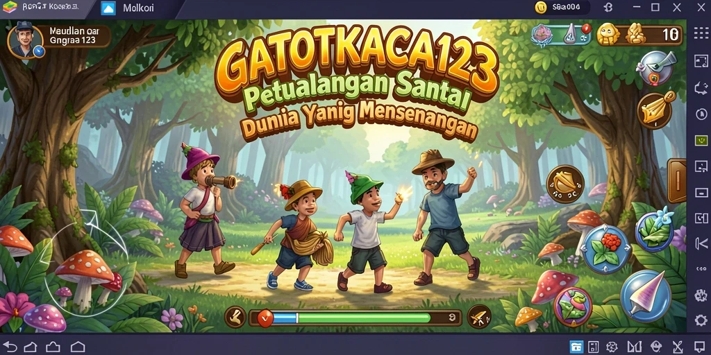 Gameplay GATOTKACA123 yang menyenangkan dan santai.
