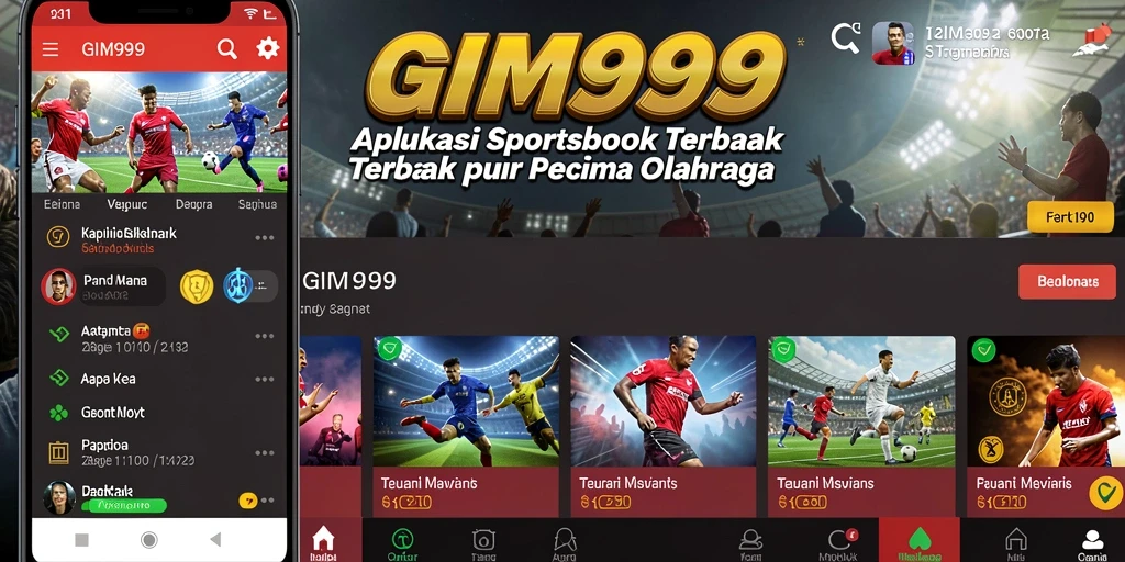 Tampilan gameplay Sportsbook GIM999 yang menarik dan interaktif.