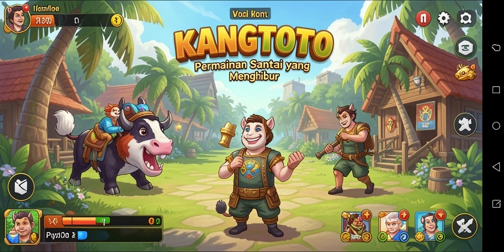Tampilan gameplay KANGTOTO yang seru dan mengasyikkan.