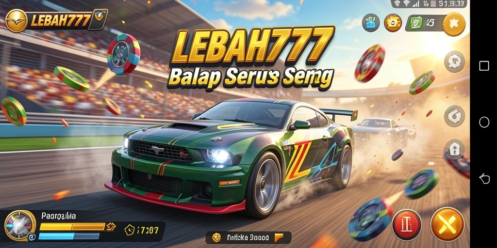 Gameplay menarik dalam balap mobil yang penuh aksi.
