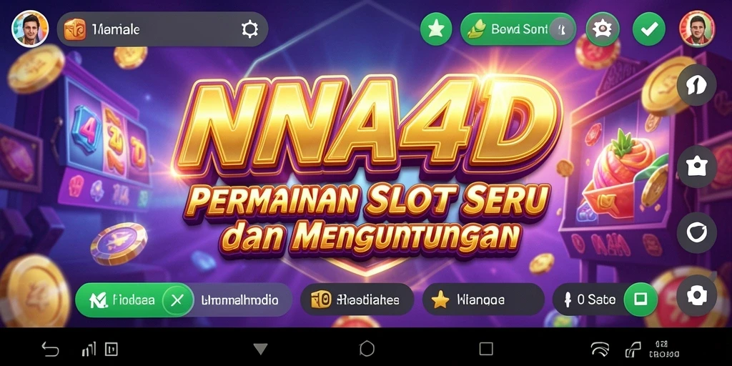Tampilan memukau dari gameplay Slot NANA4D yang mendebarkan.