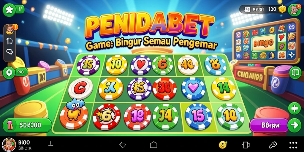Screenshot gameplay PENIDABET dengan suasana bingo yang seru.