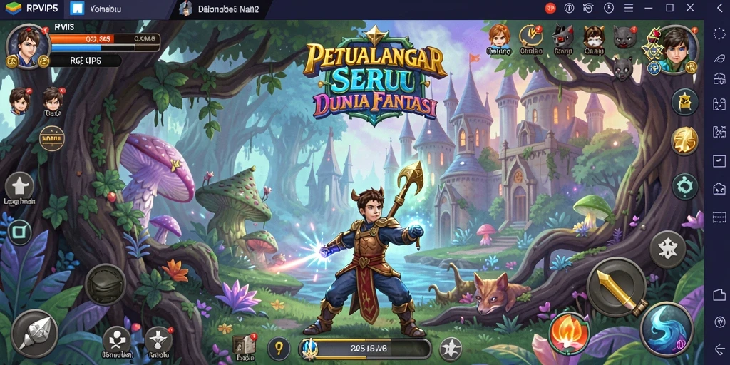 Tampilan gameplay RPVIP5 yang menawan dan penuh petualangan.