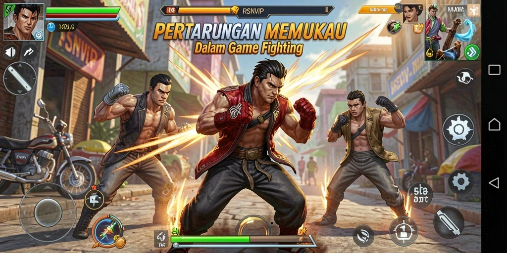 Tampilan gameplay RSNVIP yang penuh aksi dan seru.