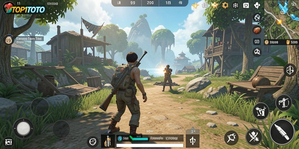 Gameplay seru di dunia terbuka TOP1TOTO yang penuh petualangan.
