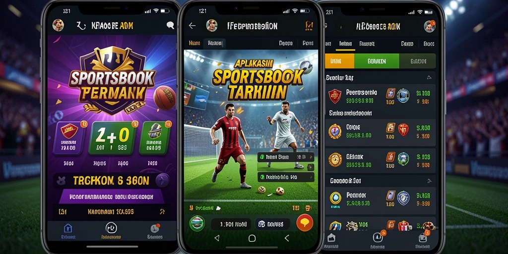 Screenshot V21 menampilkan antarmuka sportsbook yang ramah pengguna.