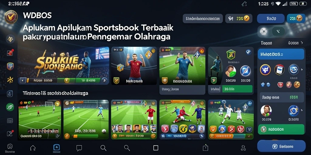 Tampilan antarmuka pengguna WDBOS yang menarik dan interaktif.